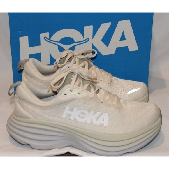 NIB Hoka One Men\'s Bondi 8 Running Sneakers OAK TAN SZ 8 NEW main image 4